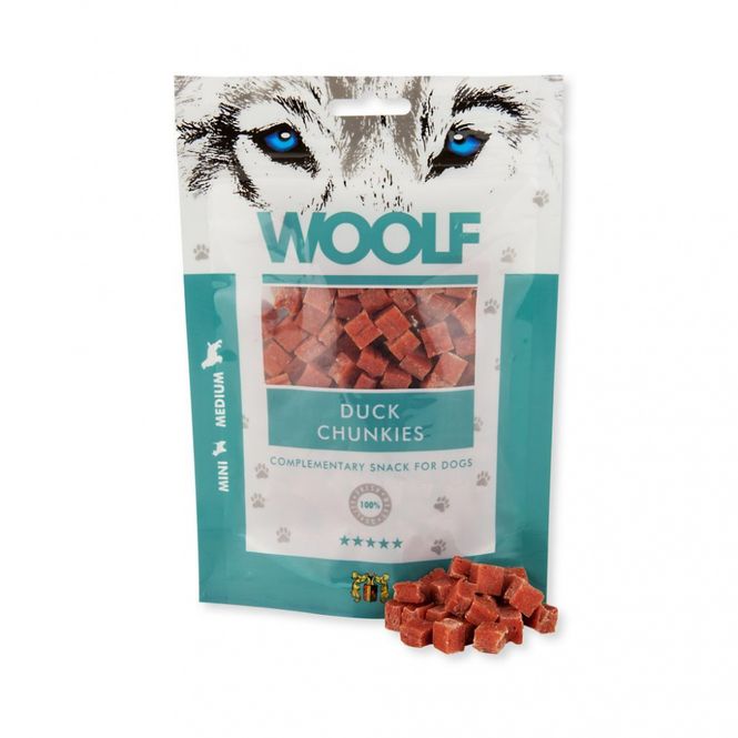 Hovedbilde Woolf - duck chunkies 100g