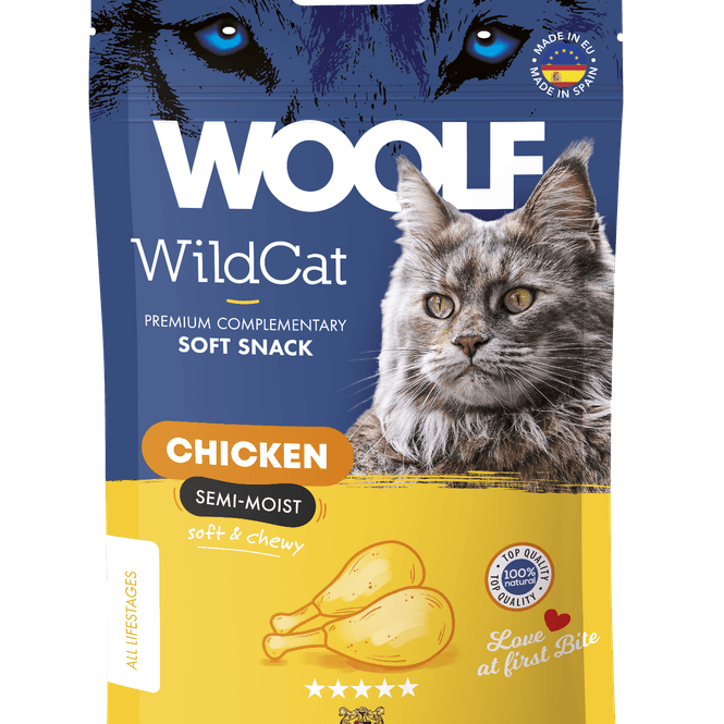 Hovedbilde Woolf Wildcat Snacks Chicken 50g