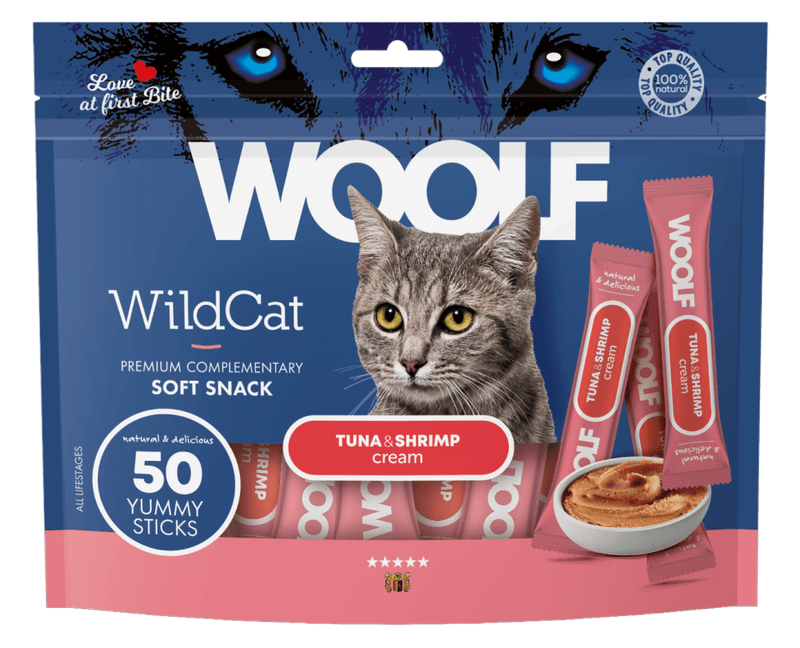 Woolf Cream Tuna + Schrimp 50pk