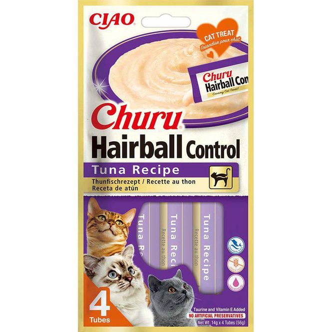 Hovedbilde Churu Cat Hairball Control Tuna 4pk