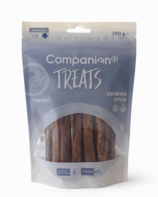 Hovedbilde Companion+ Turkey Chewing Sticks 100g