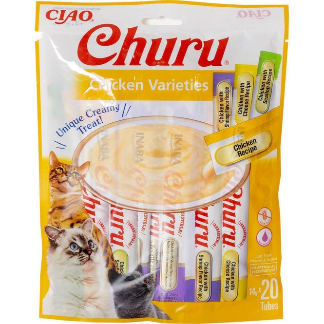 Hovedbilde Churu Cat Chicken Varieties 20pk