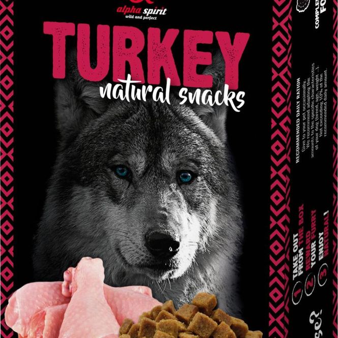 Hovedbilde AlphaSpirit Naturals Dog Turkey 80g