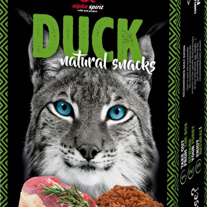 Hovedbilde AlphaSpirit Naturals CAT Duck 80g