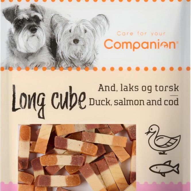 Hovedbilde Companion Long Cube with Duck, Salmon & Cod 80g