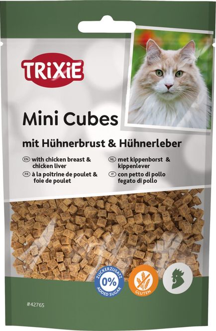 Hovedbilde Trixie Mini Chicken Cubes 50g