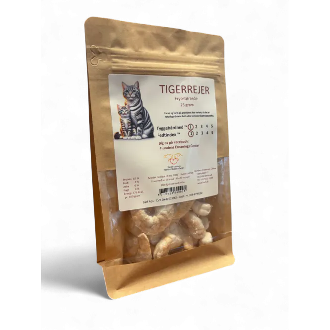 Hovedbilde Barf - Tigerreker 25g