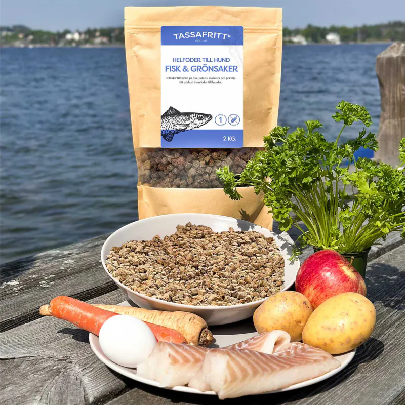 TassaFritt Tørrfor Fisk og Grønnsaker 100g