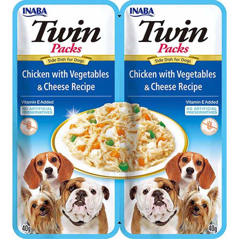 Churu Dog Twin Pack Chicken/Vegetables/Cheese