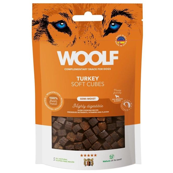 Hovedbilde Woolf - Soft Cubes Turkey 100g